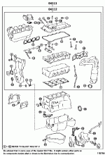 ENGINE OVERHAUL GASKET KIT 1